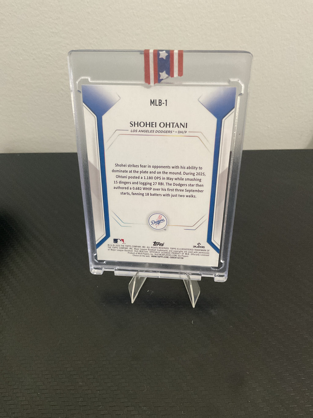 2026 Topps Collector's Kit Shohei Ohtani Wave Los Angeles Dodgers #MLB-1